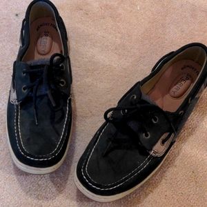 Women's Sperry top-sider size 9.5 black and tan